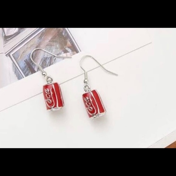 Coca Cola Earrings - Picture 1 of 5
